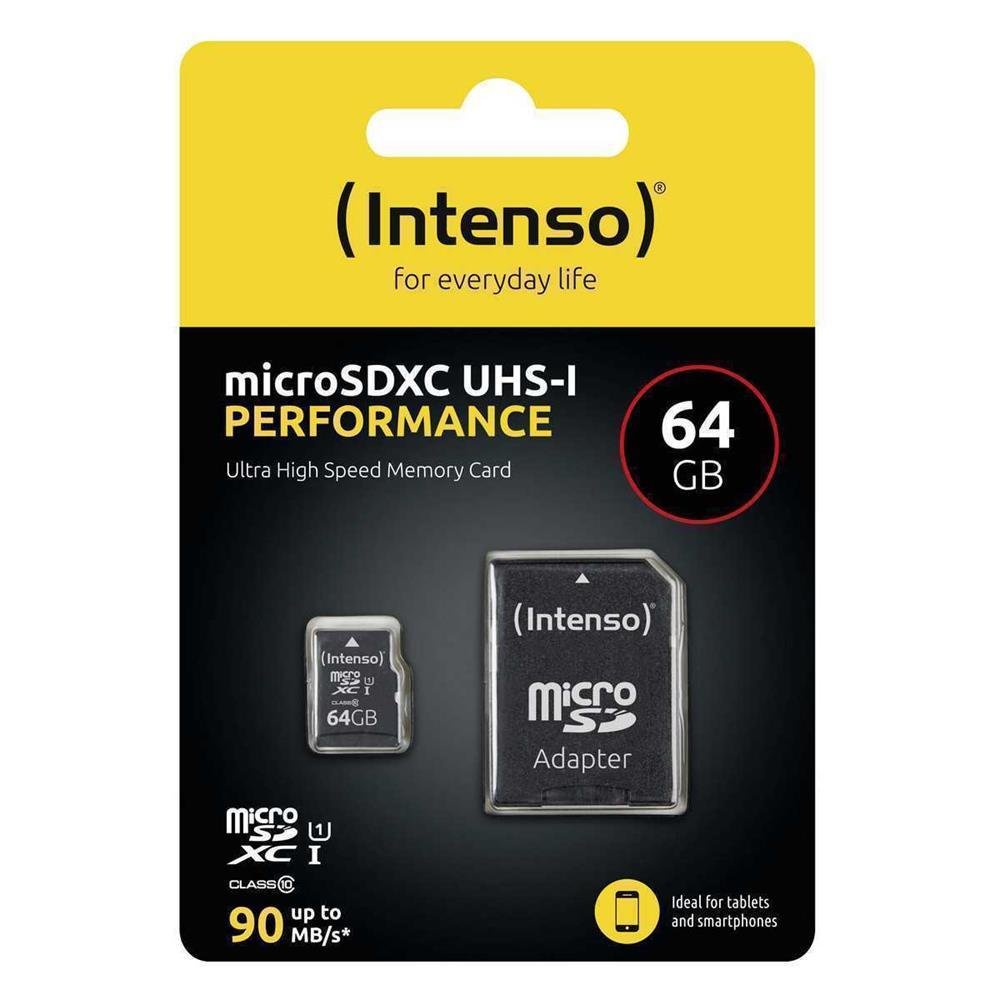 0068128_0 Intenso microSD-Card Class10 UHS-I 64GB (3424490) (NSO3424490)