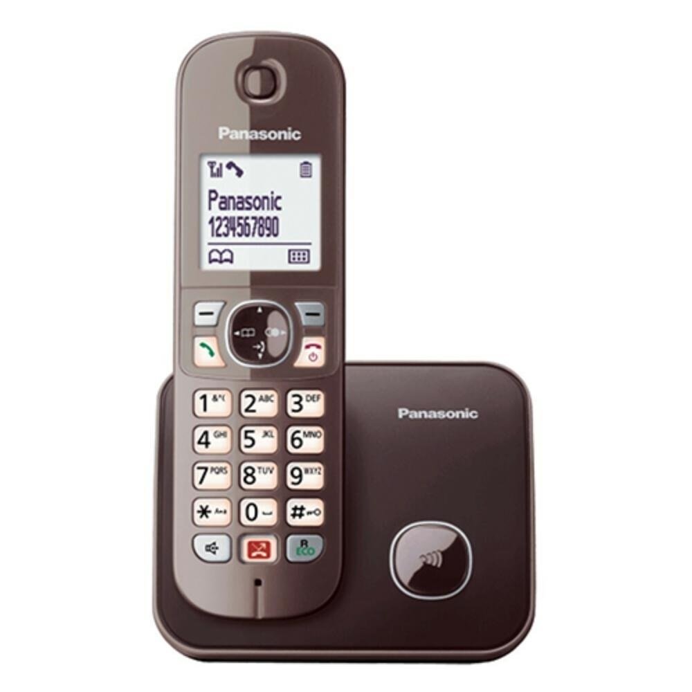 0071140_0 Ασύρματο Τηλέφωνο Panasonic KX-TG6851GRA Καφέ (KX-TG6851GRA) (PANKXTG6851GRA)