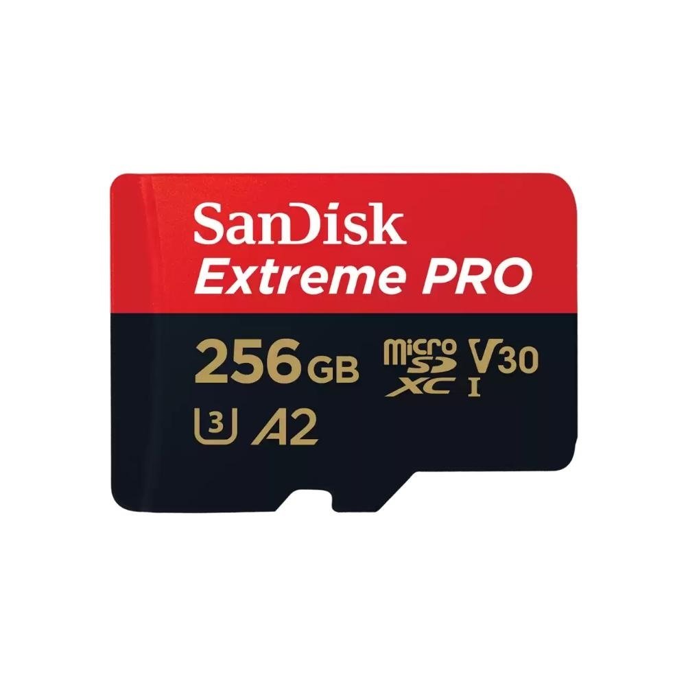 0072667_0 Sandisk Extreme Pro microSDHC 256GB Class 10 U3 V30 A1 UHS-I (SDSQXCD-256G-GN6MA)