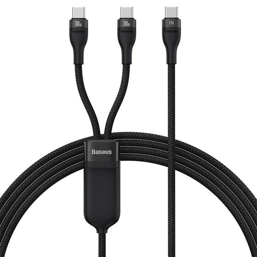 0075280_0 Baseus Καλώδιο USB 2σε1 Flash Series USB-C σε USB-C 100W