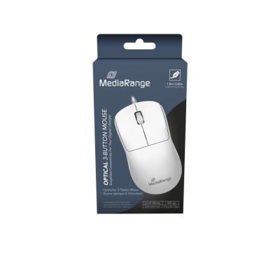 MediaRange Wired Optical 3-Button Mouse with Scroll-Wheel