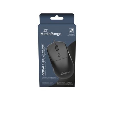 MediaRange Wired Optical 6-Button Mouse