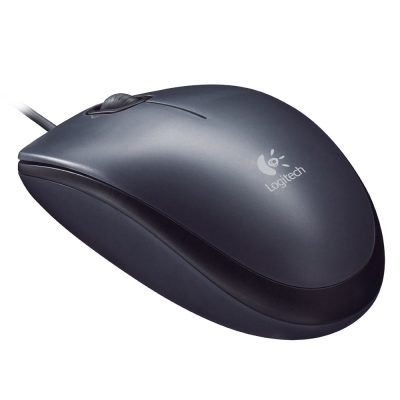 Logitech M90 Optical Mouse (Dark Grey