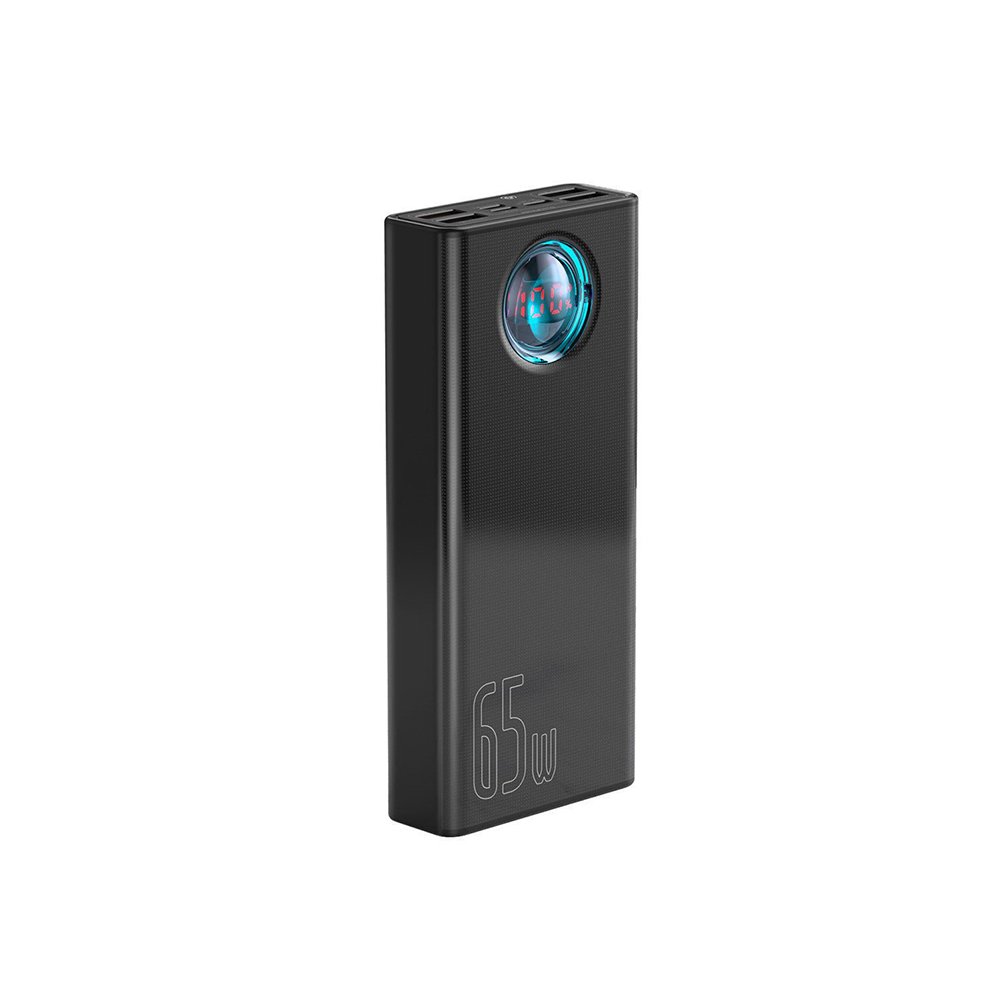 0057598_0 Baseus Amblight Overseas Edition Power Bank 30000mAh 65W με 4 Θύρες USB-A και Θύρα USB-C Power Delivery Μαύρο (PPLG000101) (BASPPLG000101)