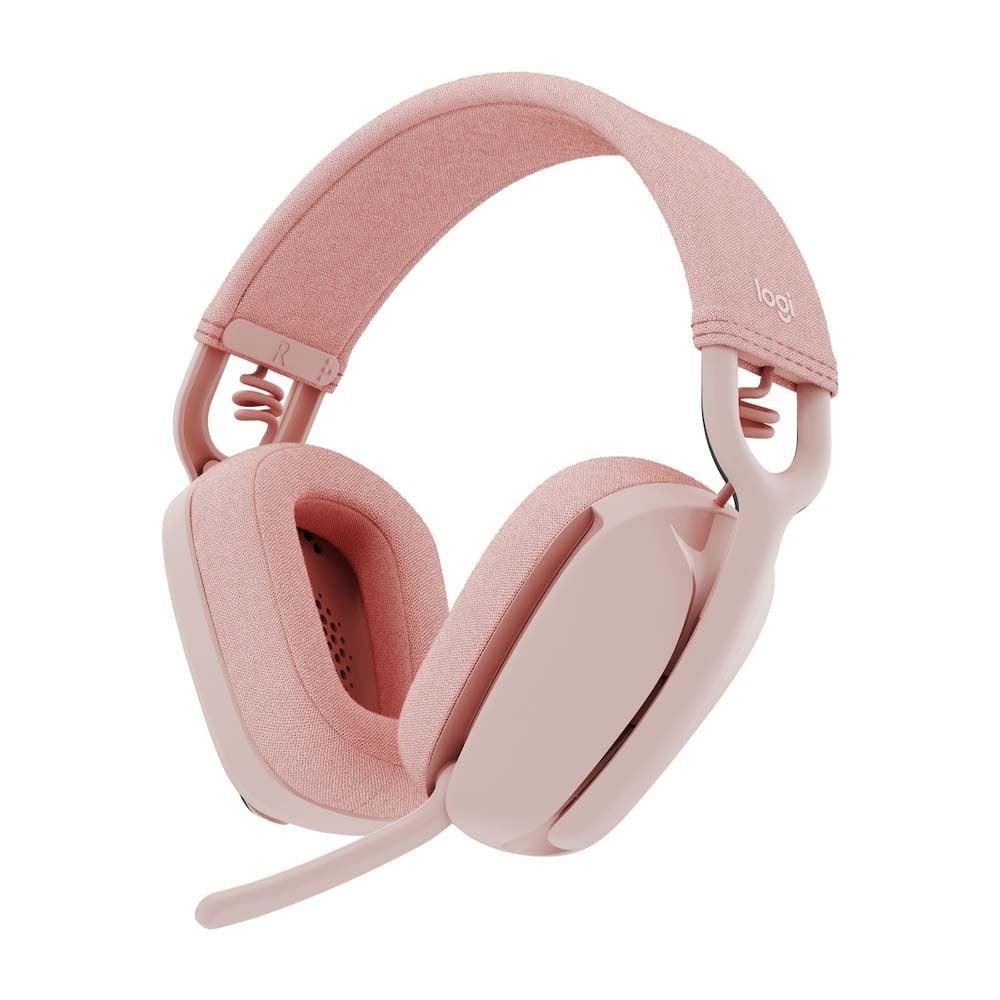 0076891_0 Logitech Headset Zone Vibe 100 Rose (981-001224) (LOGZONEVIBE100RS)