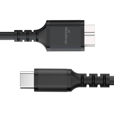 MediaRange USB 3.0 Micro-B to USB Type-C Cable