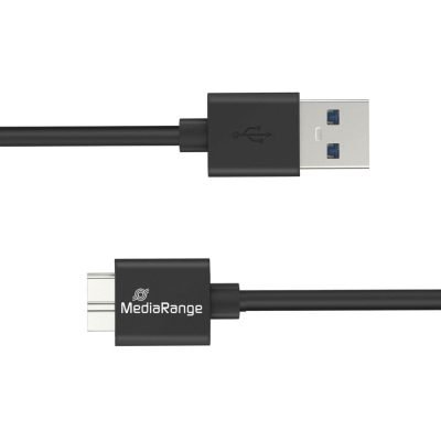 MediaRange USB-A to Micro-B USB 3.0 Charge and Sync Cable