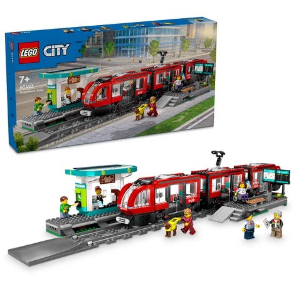0077696_0 Lego City Tram With Stop (60423) (LGO60423)