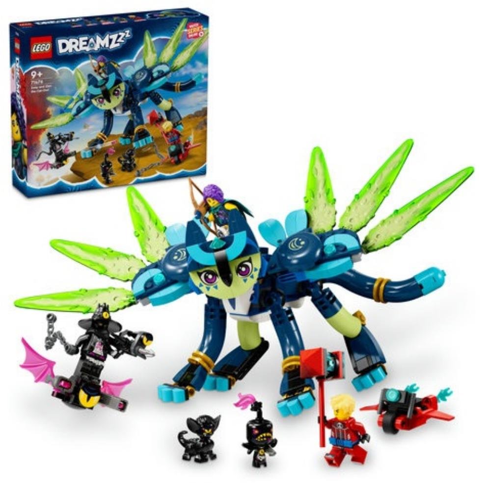 0077892_0 Lego DREAMZzz Zoey And Zian The Cat Owl (71476) (LGO71476)