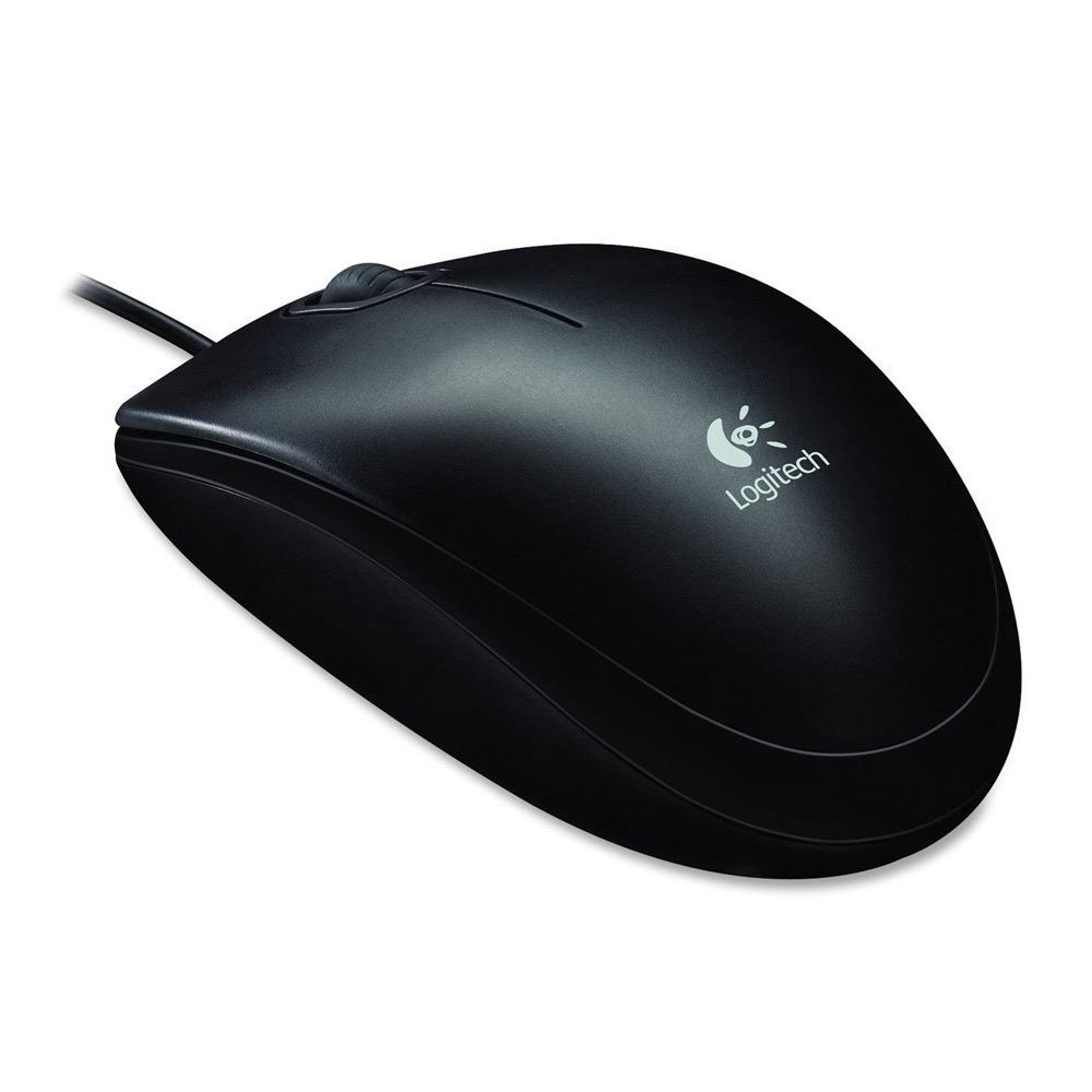 0014635_0 Logitech B100 Optical Mouse (Black) (910-003357)