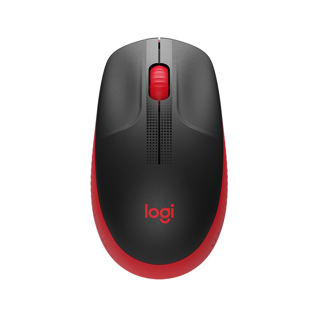 0028380_0 Logitech M190 Full-Size Wireless Mouse Red (910-005908)