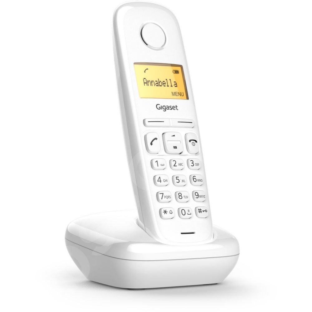 0058534_0 Gigaset A170 Ασύρματο Τηλέφωνο White (GGSA170-WH)