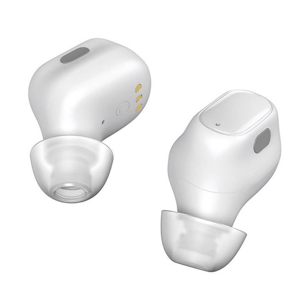 0063299_0 Baseus Bowie WM01 In-ear Bluetooth Handsfree Ακουστικά με Θήκη Φόρτισης Λευκά (NGTW370002) (BASNGTW370002)