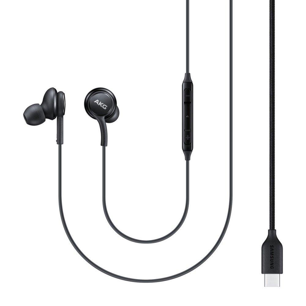 0064366_0 Samsung EO-IC100 In-ear Handsfree με Βύσμα USB-C Μαύρο (IC100BBEGEU) (SAMIC100BBEGEU)