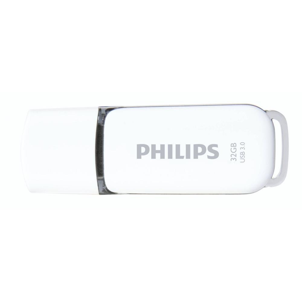 0066008_0 Philips Snow 32GB USB 3.0 Stick Γκρι (FM32FD75B/00) (PHIFM32FD75B-00)