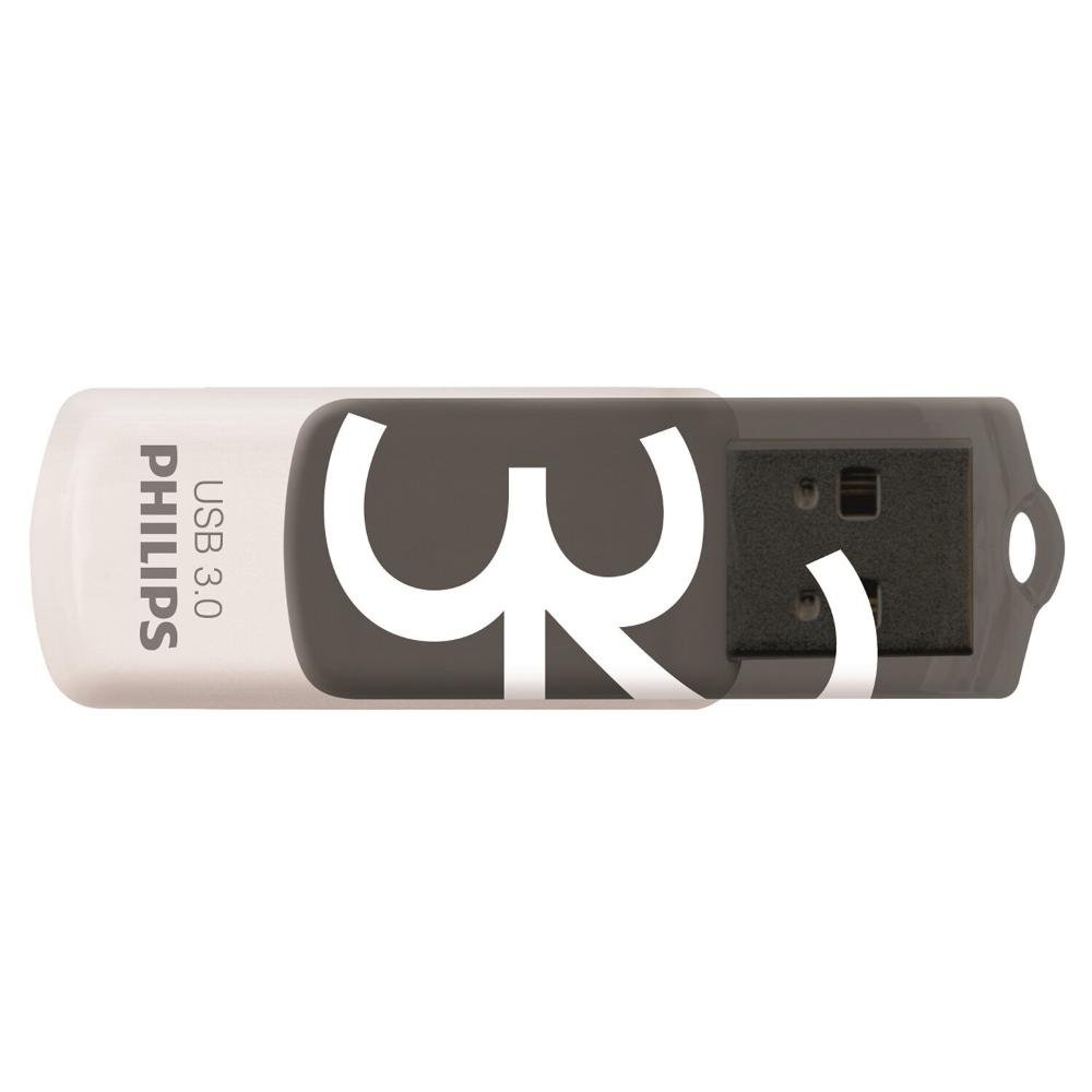 0066816_0 Philips Vivid 32GB USB 3.0 Stick Γκρι (FM32FD00B/00) (PHIFM32FD00B-00)