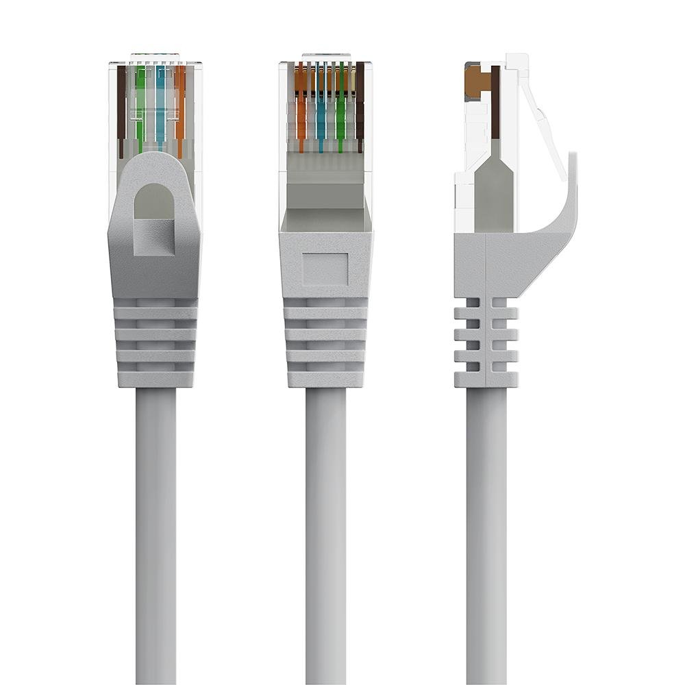 0069138_0 Cablexpert U/UTP Cat.6 Καλώδιο Δικτύου Ethernet 0.25m Γκρι (PP6U-0.25M) (GEMPP6U-0.25M)