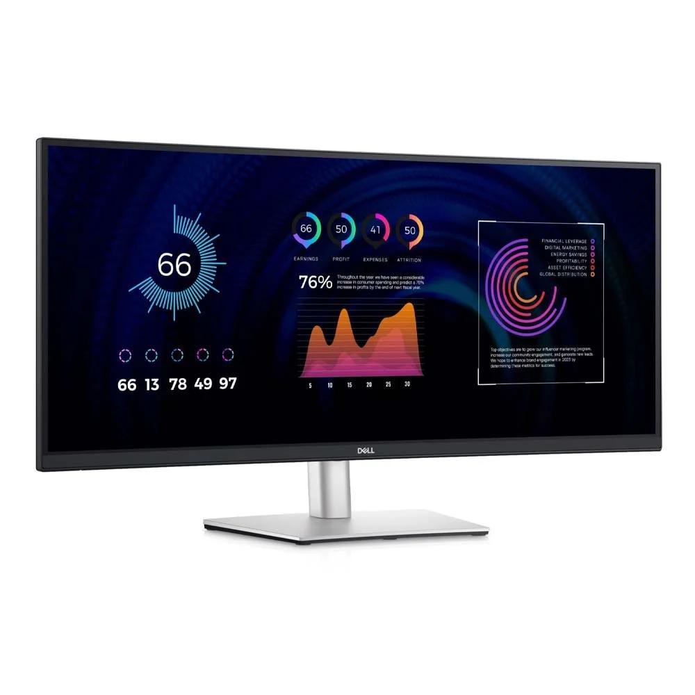 0070038_0 DELL P3424WE 4K Curved IPS Monitor 34" (210-BGTY) (DELP3424WE)
