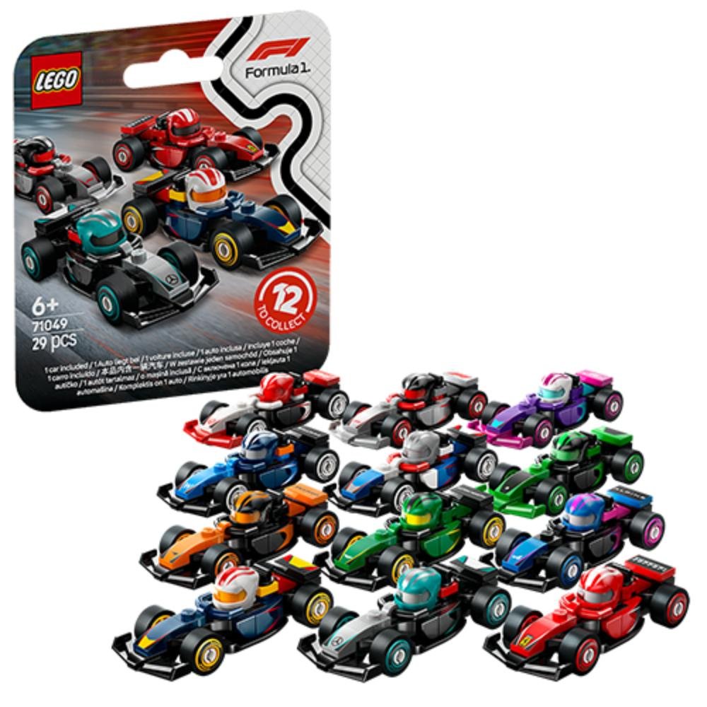 0077797_0 Lego Minifigures F1 Racing Cars To Collect (Assorted Items One Model) (71049) (LGO71049)