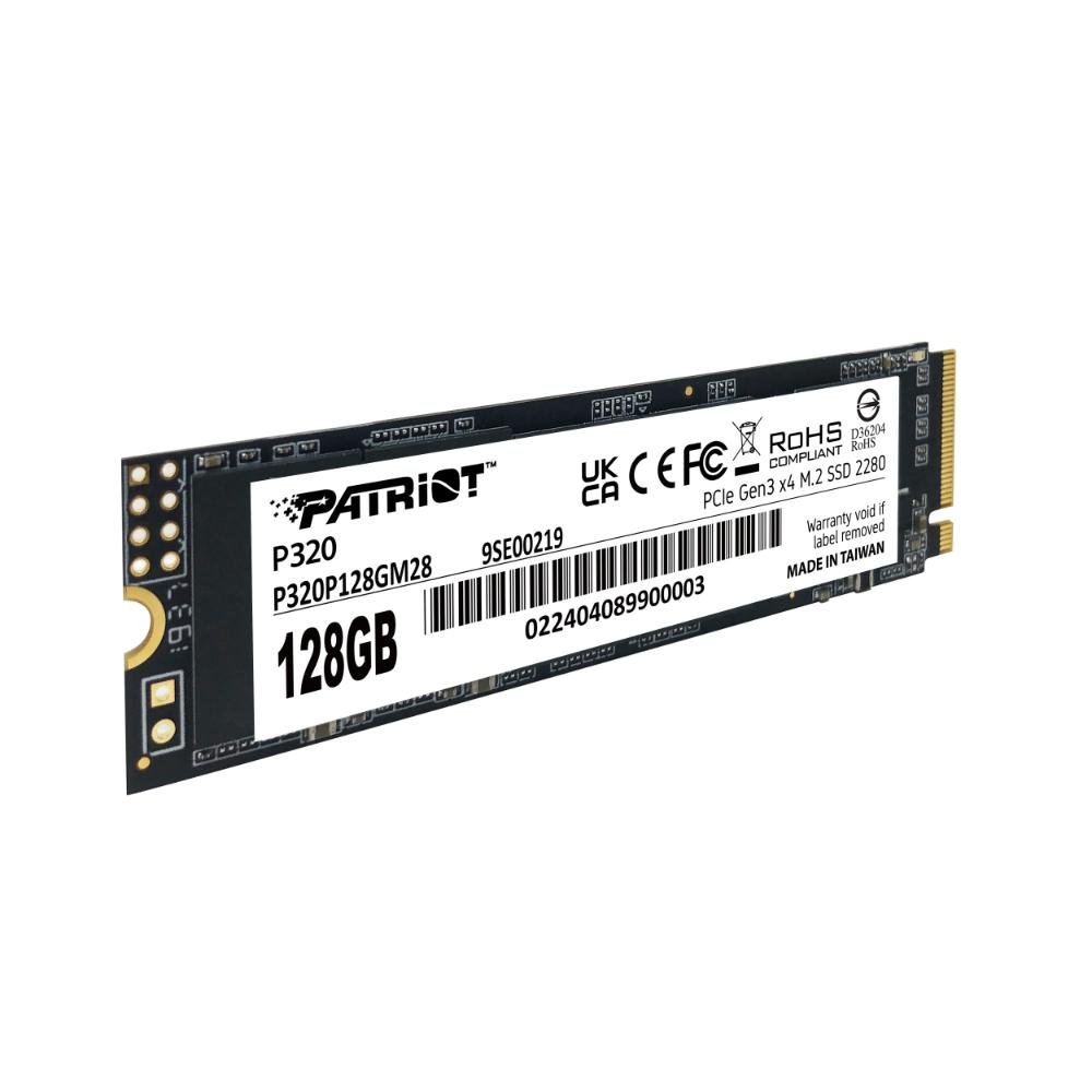 0078488_0 Patriot P320 128GB PCIe 3.0 x4 NVMe 1.3 M.2 2280 (P320P128GM28) (PATRP320P128GM28)