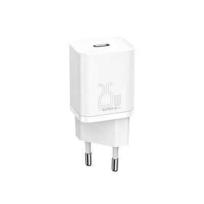 Baseus Super Si 1C Travel  Quick Charger White (25W) (CCSP020102) (BASCCSP020102)