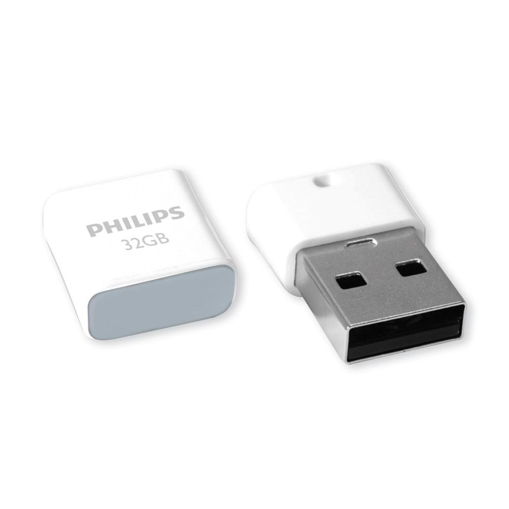 0066007_0 Philips Pico 32GB USB 2.0 Stick Γκρι (FM32FD85B/00) (PHIFM32FD85B-00)