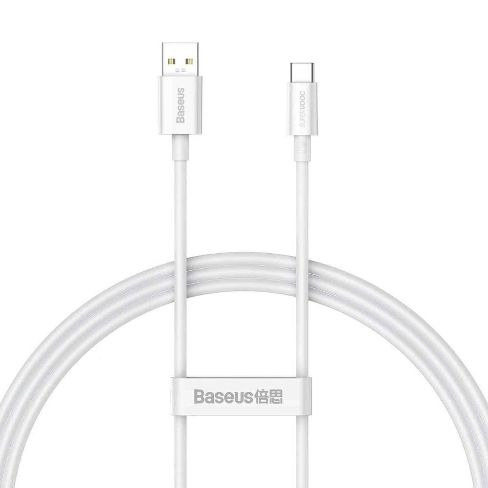 0067235_0 Baseus Superior Series Cable USB to USB-C 65W PD 1m white (CAYS000902) (BASCAYS000902)