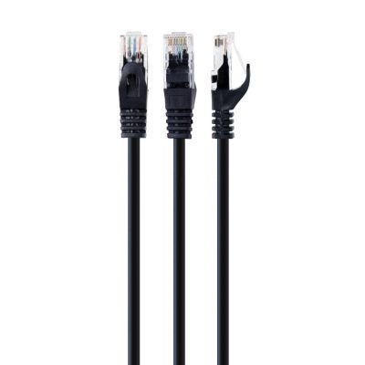 Cablexpert U/UTP Cat.6 Καλώδιο Δικτύου Ethernet 1m (PP6U-1M/BK) (GEMPP6U-1M-BK)