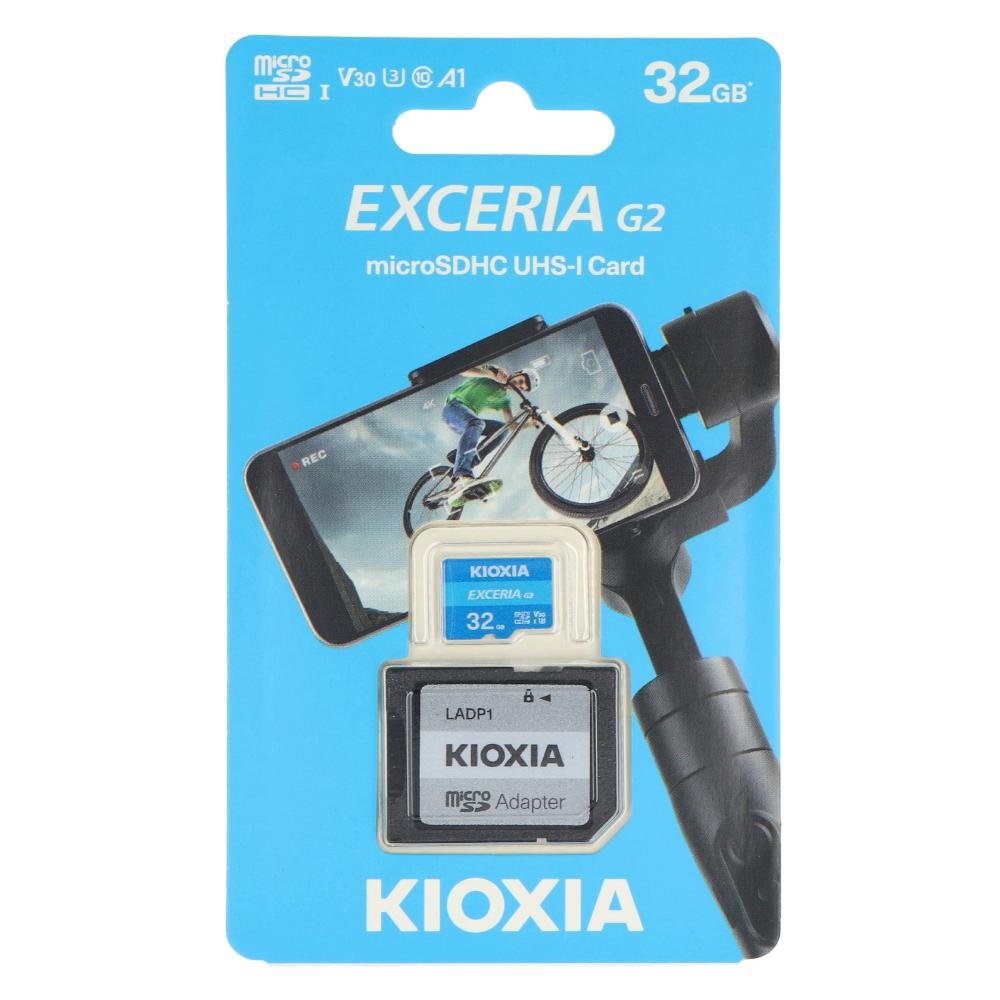0072283_0 Kioxia Exceria microSDHC 32GB Class 10 U1 UHS-I με αντάπτορα (LMEX1L032GG2) (KIOLMEX1L032GG2)