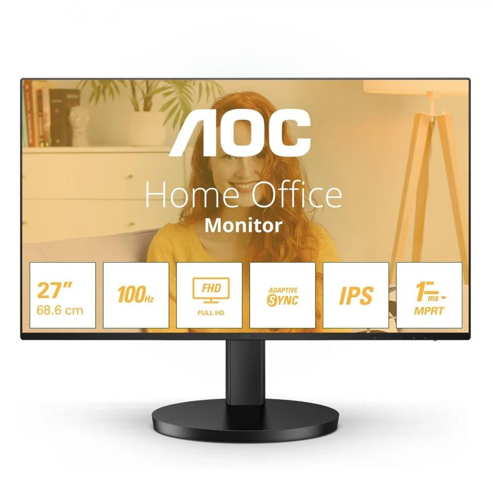 0074061_0 AOC 27B3HA2 FHD IPS Monitor 27'' 100 Hz with speakers (AOC27B3HA2)