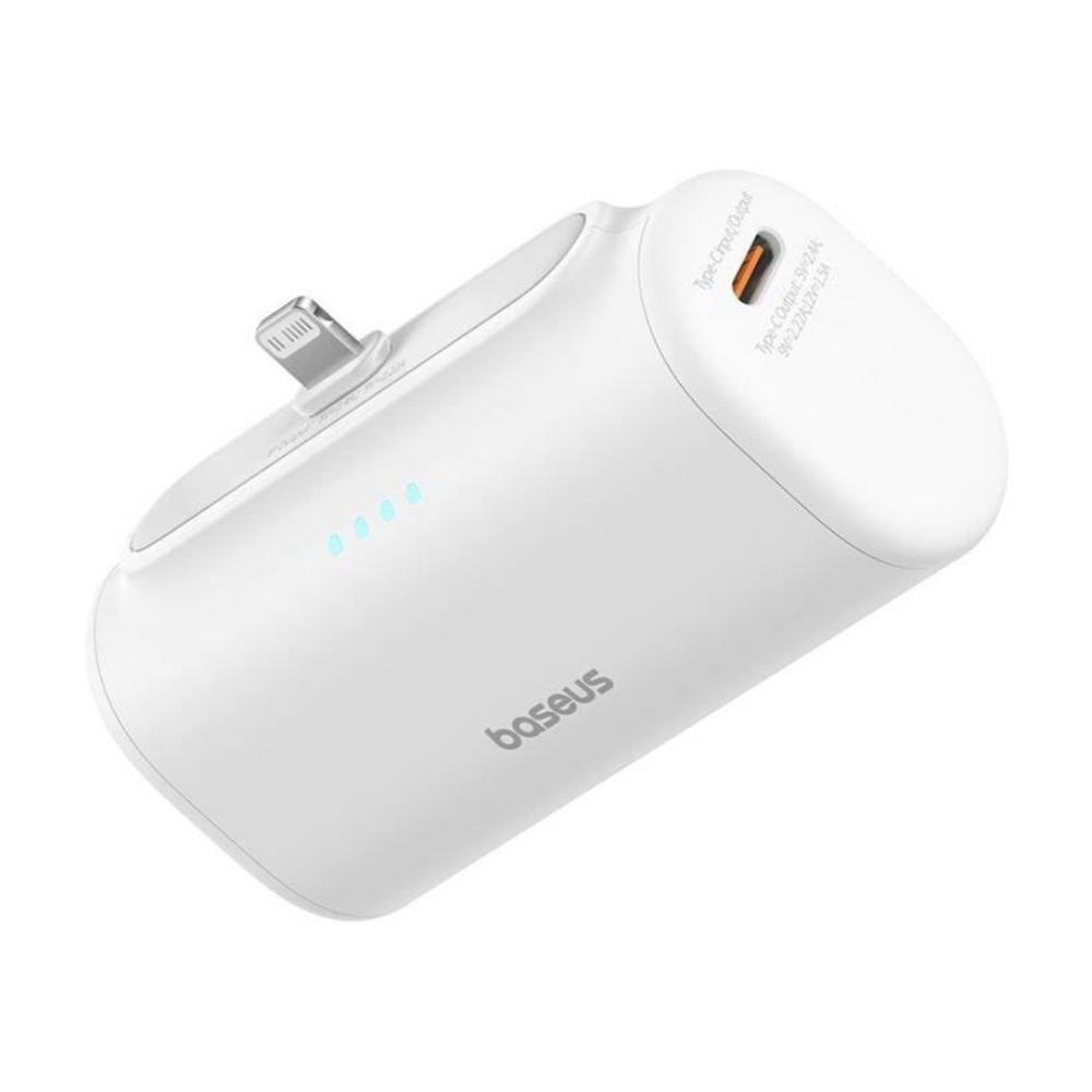 0075251_0 Baseus Powerbank OS-Compact IP 5000mAh 20W white (P10068307213-00) (BASP10068307213-00)