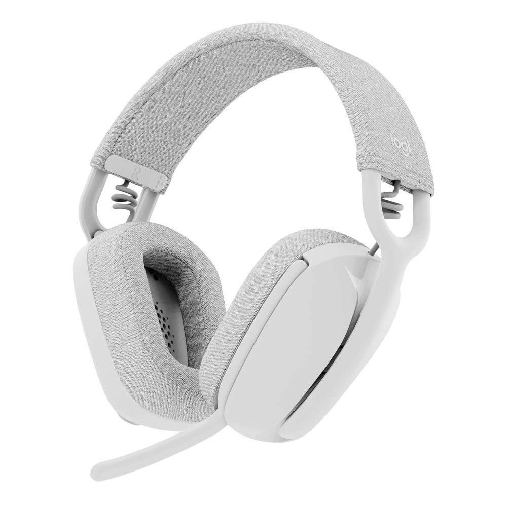 0076888_0 Logitech Headset Zone Vibe 100 White (981-001219) (LOGZONEVIBE100WH)