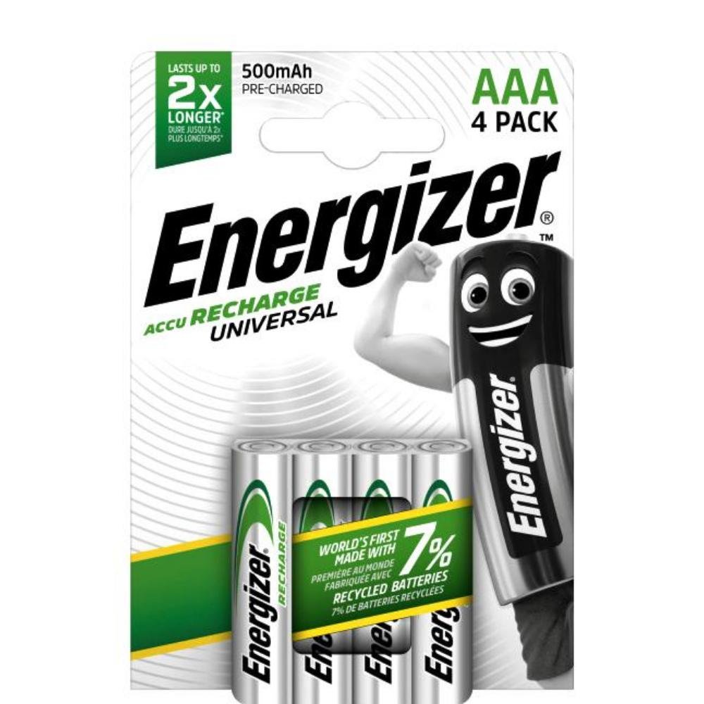 0079706_0 Energizer R03/AAA Ni-MH 500mAh rechargeable batteries (ENE19105)