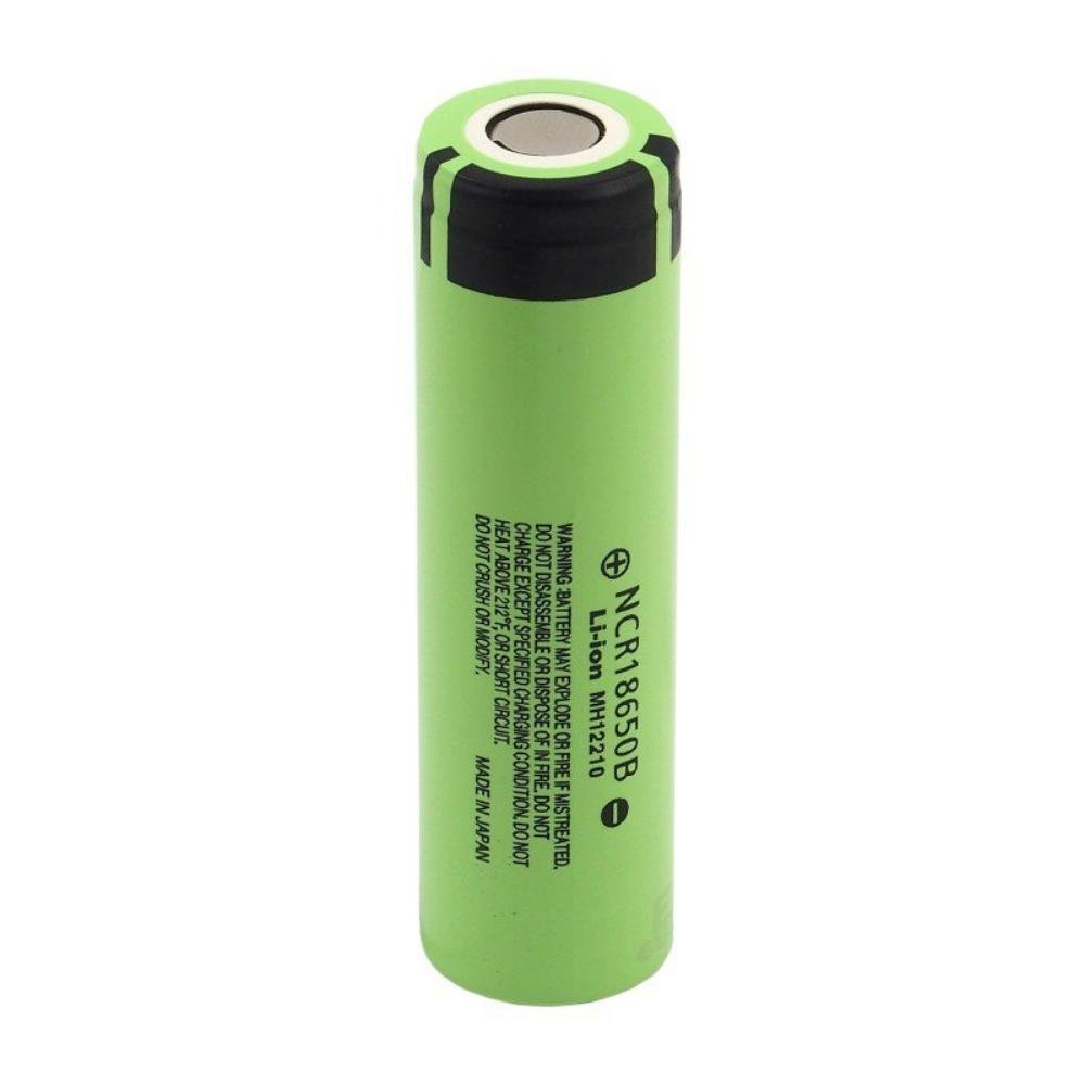 0079820_0 Panasonic 2x Rechargeable battery 18650 Li-ion 3400 mAh NCR-18650BLithium-ion cell - BOX / container (PAN19588)