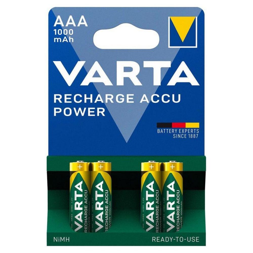0079944_0 Varta Ready2use R03 AAA Ni-MH rechargeable Batteries 1000 mAh (VART11680)