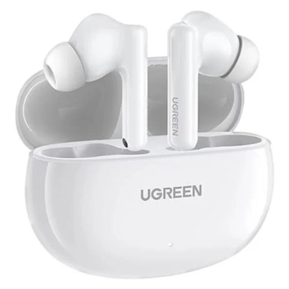0080607_0 Ugreen Ακουστικά TWS WS205 HiTune Hybrid ANC λευκό (45585) (UGR45585)