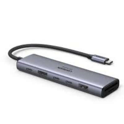 Ugreen Hub / Adapter Revodok 7in1 USB-C to 2x USB-C 3.2 USB-A 3.2 HDMI 4K 60Hz SD/TF PD 100W (45521) (UGR45521)