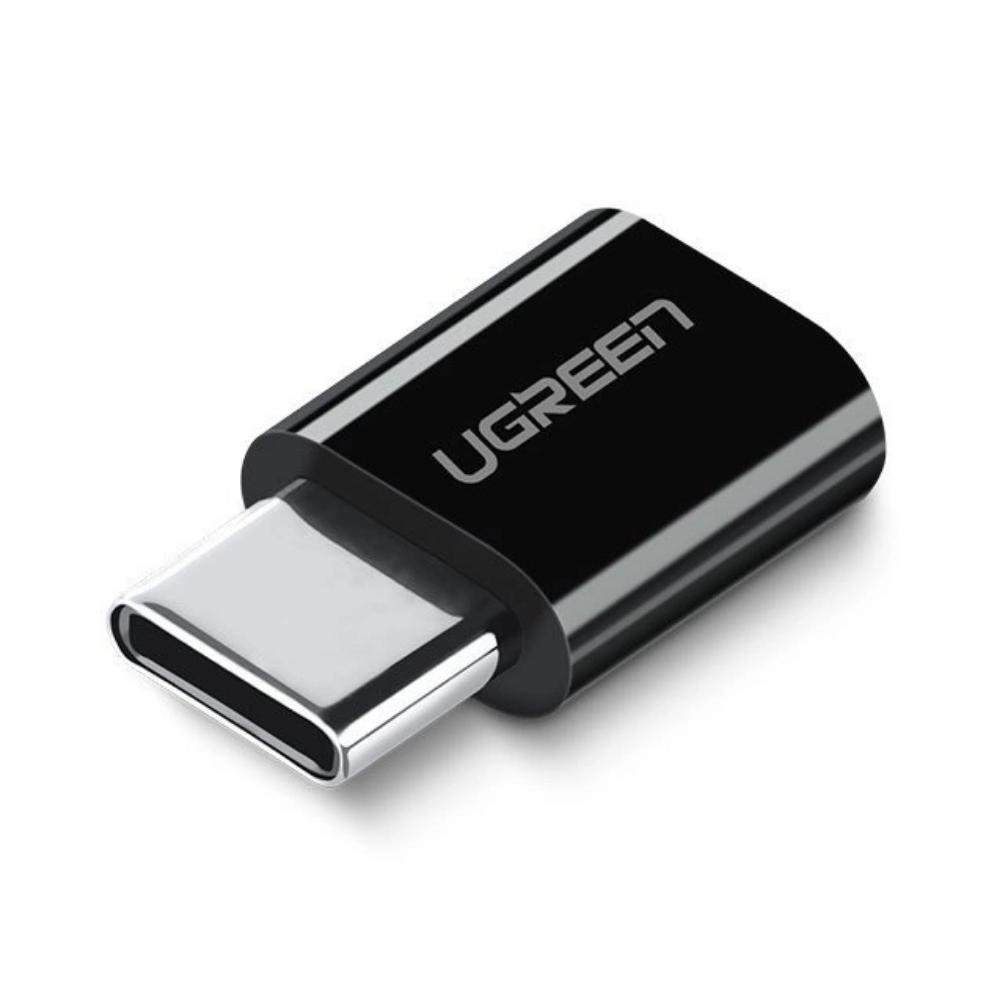 0080664_0 Ugreen Micro USB to USB-C Adapter US157 Black (30391) (UGR30391)