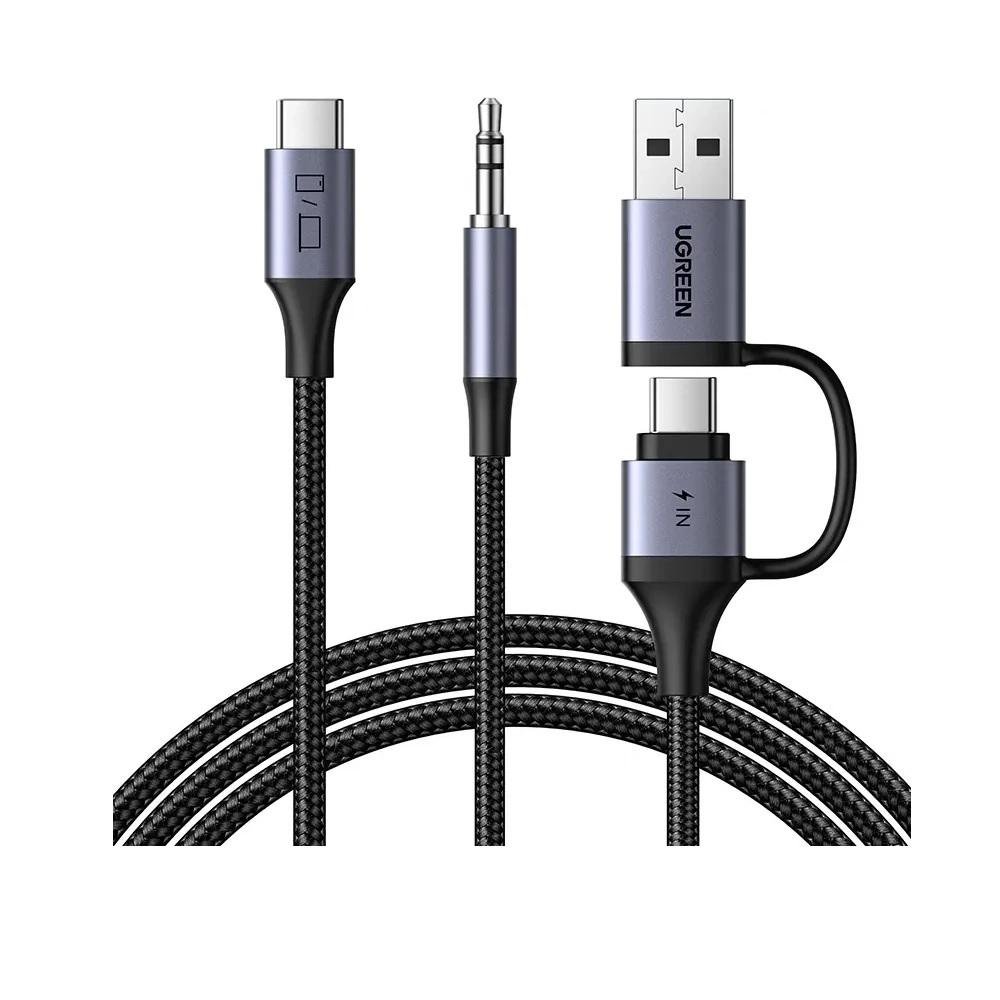 0080825_0 Ugreen Κάρτα ήχου CM772 USB-C σε 3 5 mm + USB-C/A (45009) (UGR45009)