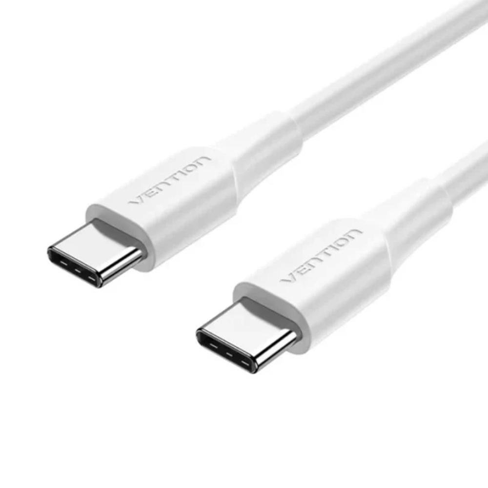 0081392_0 VENTION USB 2.0 Type-C to Type-C 3A Cable 1.5M White (TAXWG) (VENTAXWG)