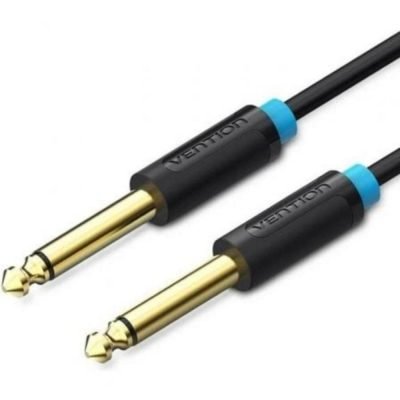 VENTION 6.5mm Male to Male Audio Cable 1.5M Black (BAABG) (VENBAABG)