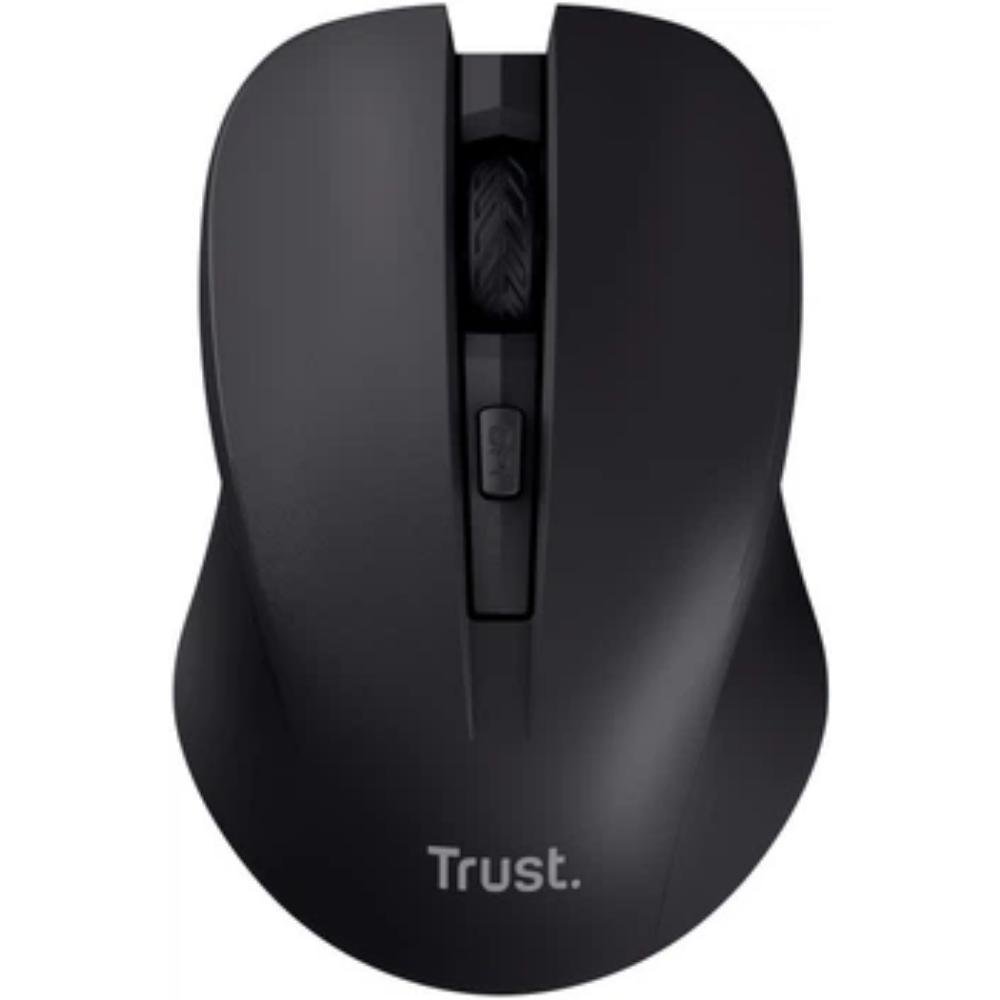 0082792_0 Trust Mydo Silent Wireless Mouse Black (25084) (TRS25084)