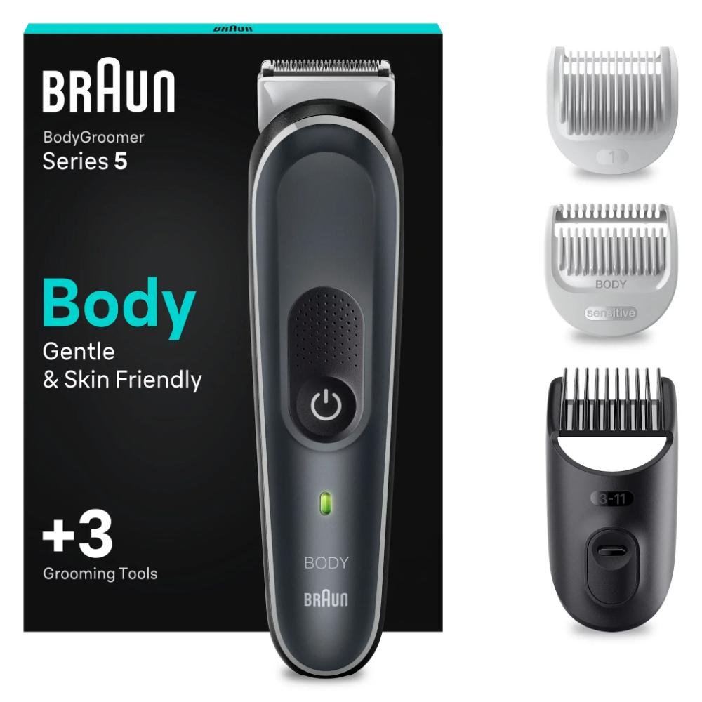 0083413_0 Braun Shaver Series 5 BodyGroomer Gray (417187) (BRA417187)