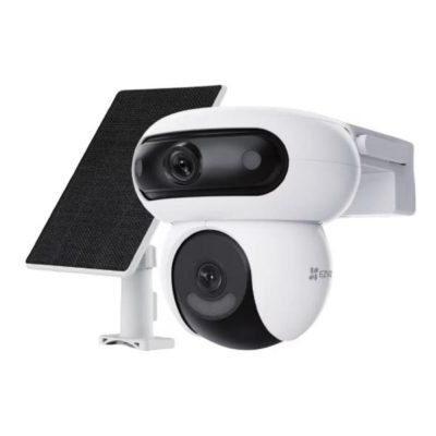 Ezviz Outdoor HB90x Dual 4G Kit Dual-Lens All-Day Recording 4G Camera + 8W Solar Panel (HB90X 4G Kit)